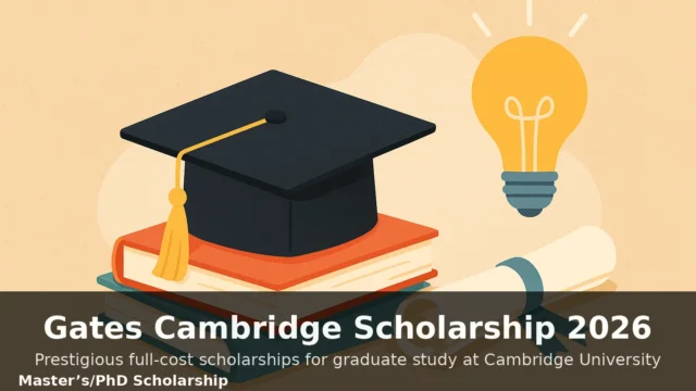 Gates Cambridge Scholarship 2026 – scholarshipden.com