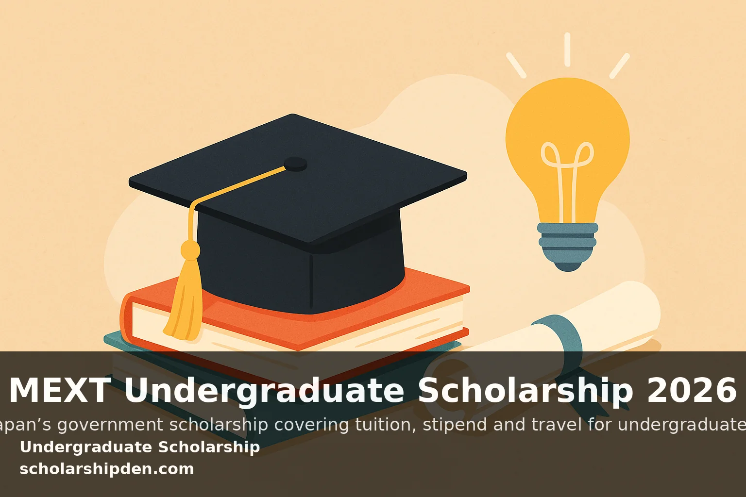 MEXT Undergraduate Scholarship 2026 – scholarshipden.com