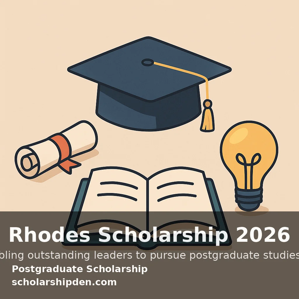 Rhodes Scholarship 2026 – scholarship feature image – scholarshipden.com
